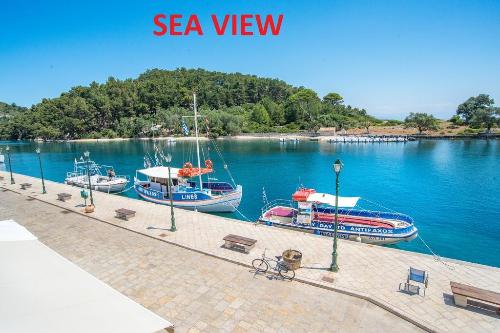 Sea Front Suite "Sea Tales" Gaios Buitenkant foto